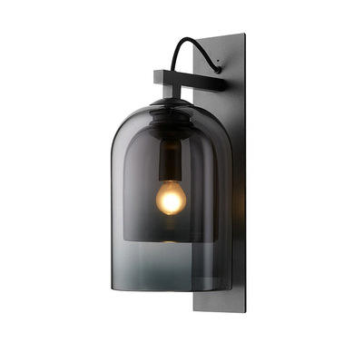 Glass Shade Hanging Wall Lamp